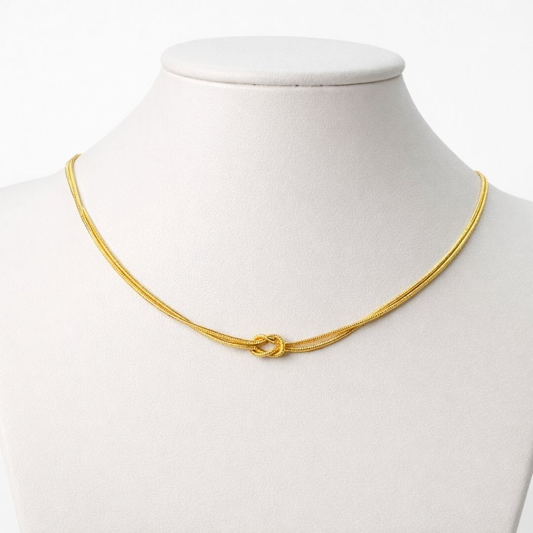 COLAR NOZINHO DOURADO - Imagem 2